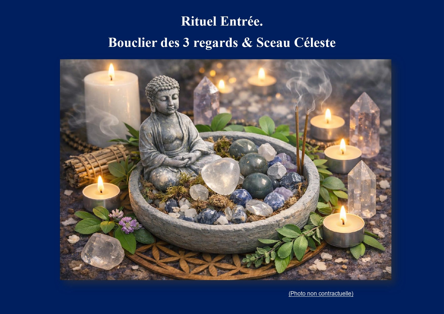 Rituel Sacré pour l'Entrée : Bouclier des 3 regards & Sceau céleste